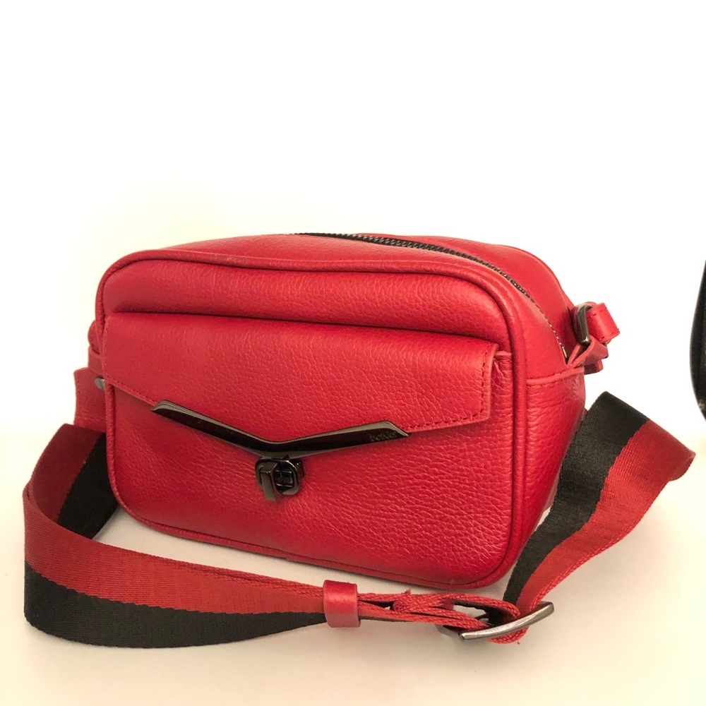 Botkier Red Leather Crossbody Bag!